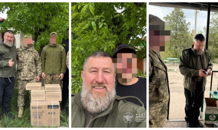 Єврейський капелан відвідав військових ТрО на Запорізькому напрямку
